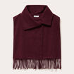 Cache-cou rouge fonc&eacute; femme