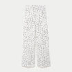 Pantalon bootcut taille standard blanc femme