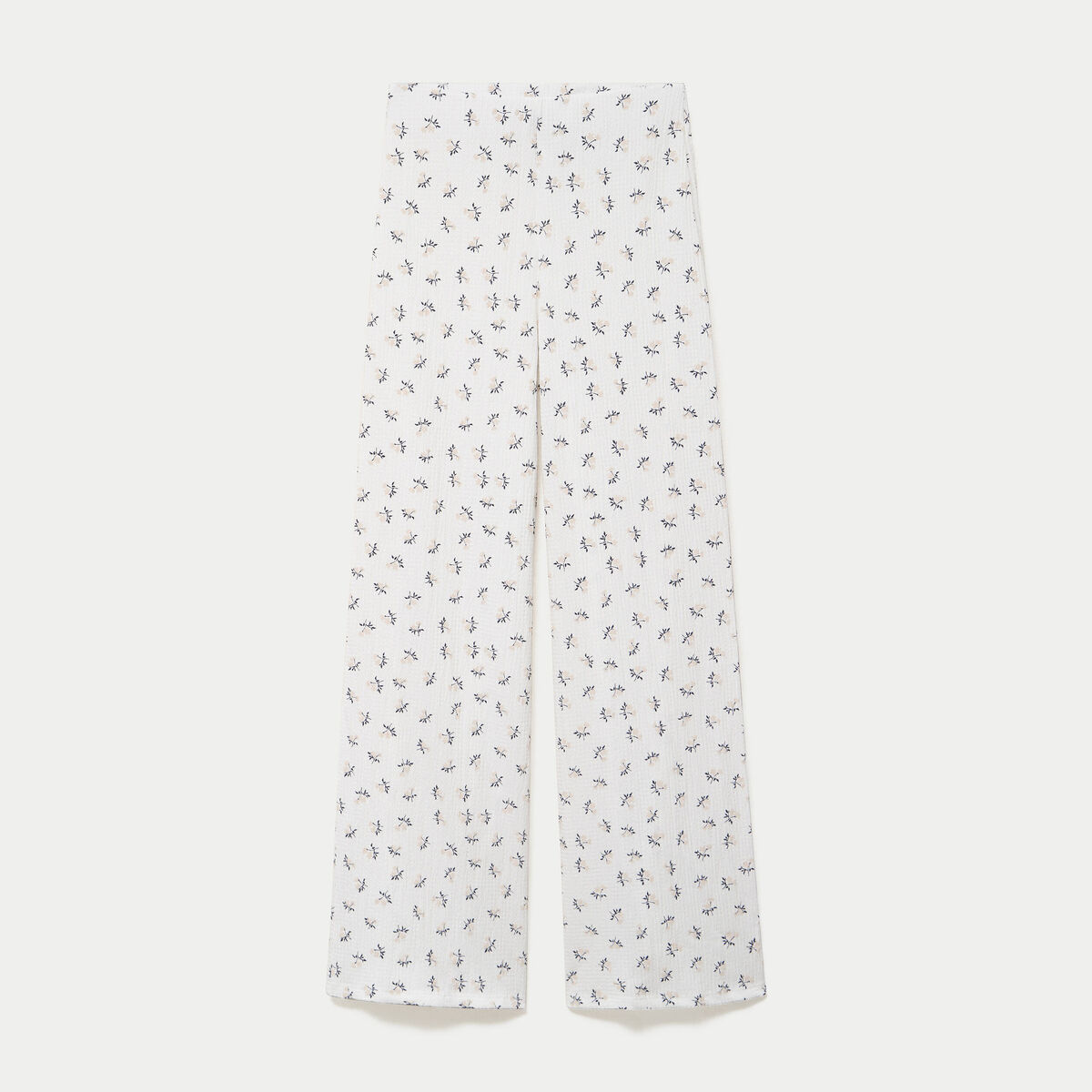 Pantalon bootcut taille standard blanc femme