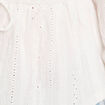 Blouse broderie anglaise ecru femme