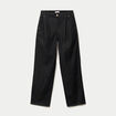 Jean wide leg taille haute denim noir femme