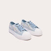 Tennis plates en dentelle bleu clair femme