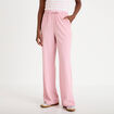 Pantalon large vieux rose femme