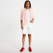 Bermuda en jean denim blanc femme