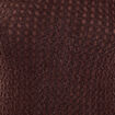 Blouse ajour&eacute;e manches longues marron fonc&eacute; femme