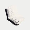 Lot 5 paires de chaussettes ecru femme
