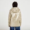 Parka r&eacute;versible &agrave; capuche couleur or femme