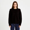 Pull manches longues noir femme