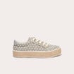 Baskets espadrilles plates beige femme