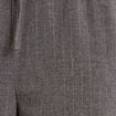 Pantalon large taille standard gris femme