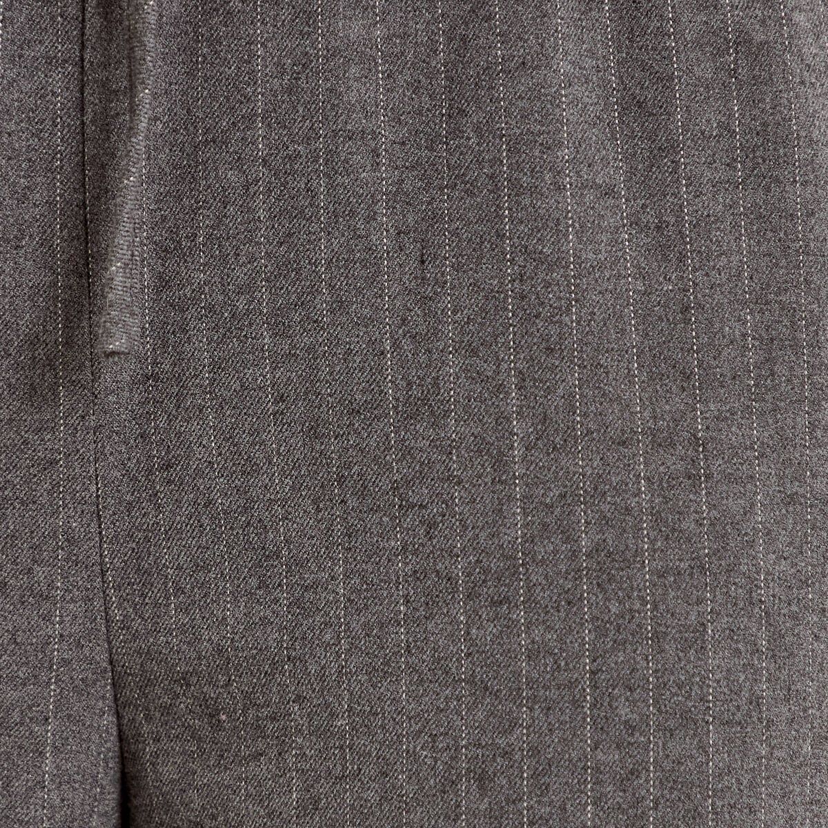Pantalon large taille standard gris femme