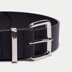 Ceinture large noir femme