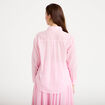 Chemise manches longues rose clair femme