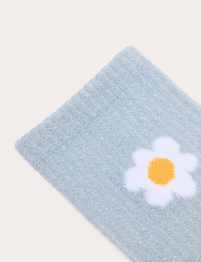 Chaussettes bleu ciel femme