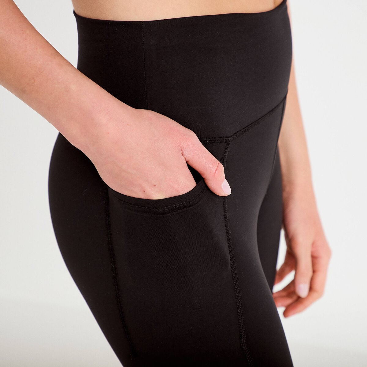 Legging taille haute noir femme