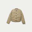 Veste ample manches longues vert femme