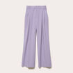 Pantalon large &agrave; pinces parme femme