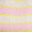 Pull col bateau manches longues jaune clair femme