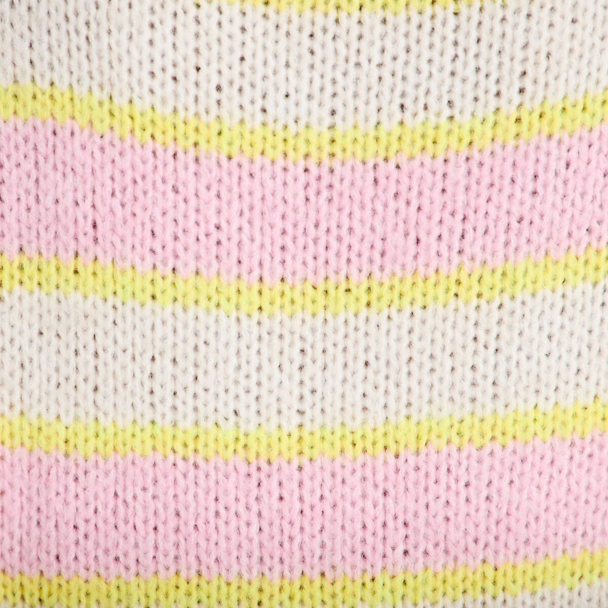 Pull col bateau manches longues jaune clair femme