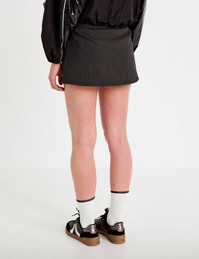 Jupe-short courte noir femme