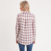 Chemise manches longues creme femme