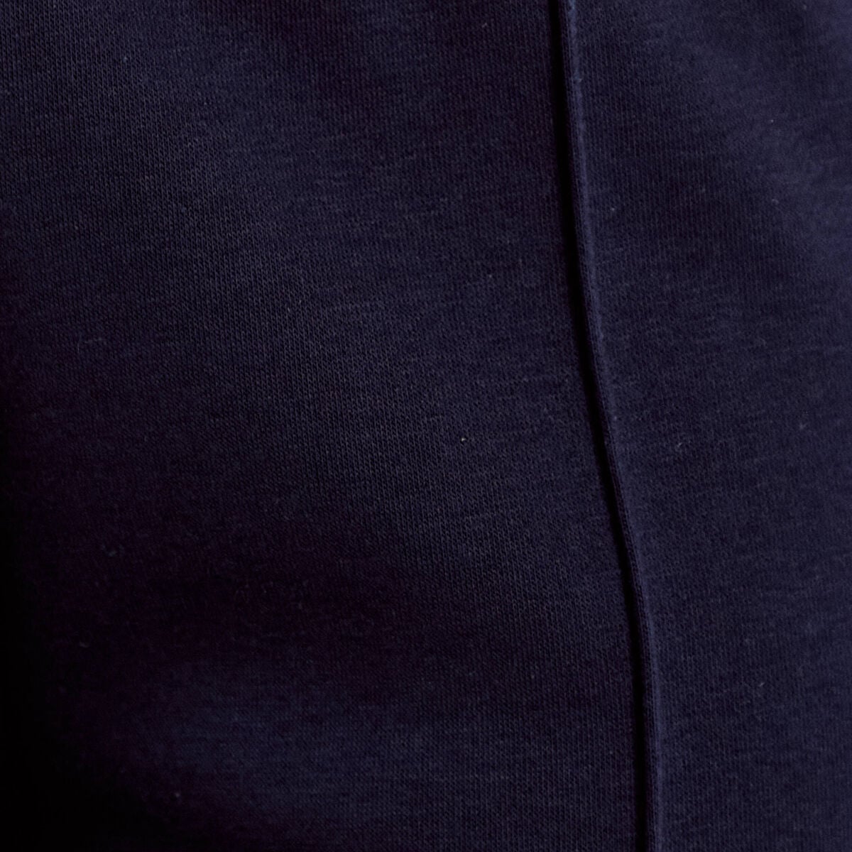 Pantalon large style jogging bleu marine femme