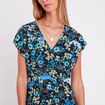 Robe longue &eacute;vas&eacute;e noir femme