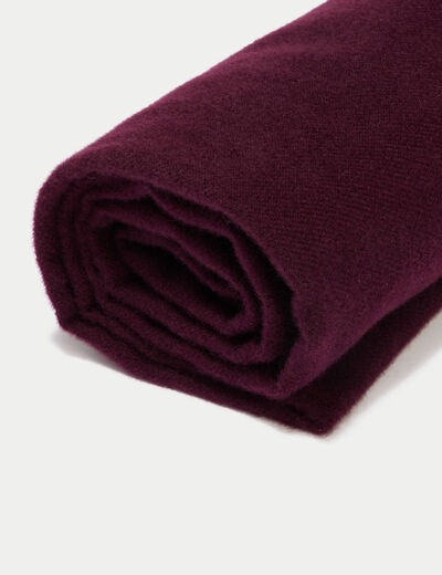 &Eacute;charpe chin&eacute;e bordeaux femme