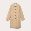 Trench col chemise sable femme