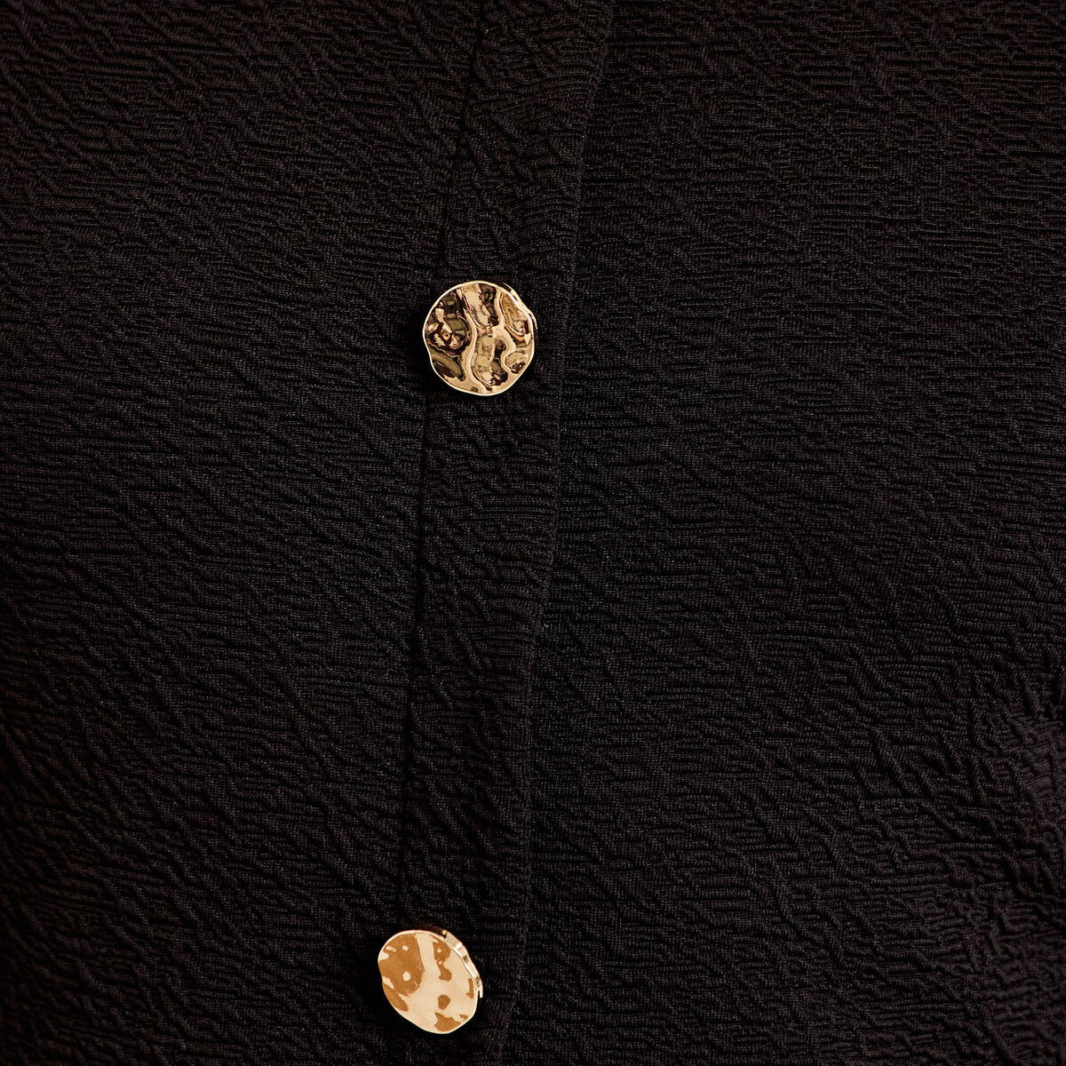 Top p&eacute;plum ajust&eacute; manches longues noir femme