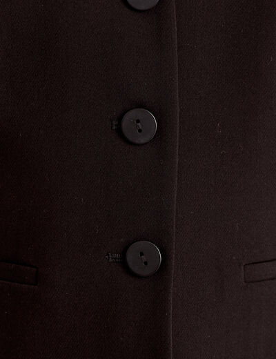 Gilet sans manches noir femme