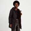 Parka r&eacute;versible effet polaire noir femme