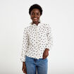Blouse manches longues blanc femme