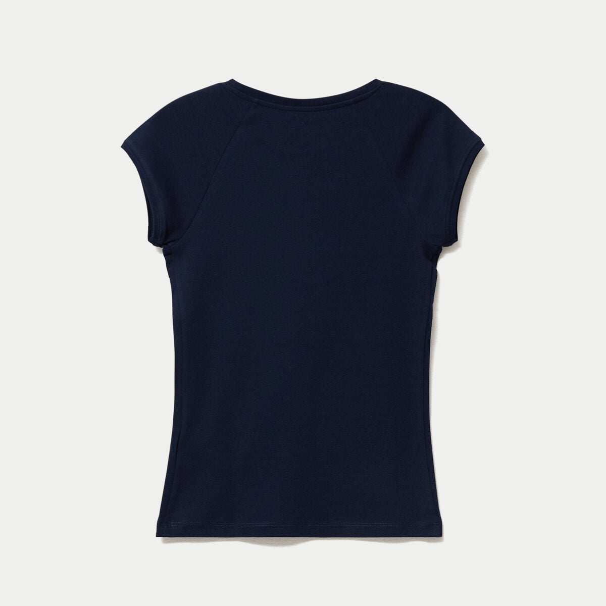T-shirt manches courtes bleu marine femme