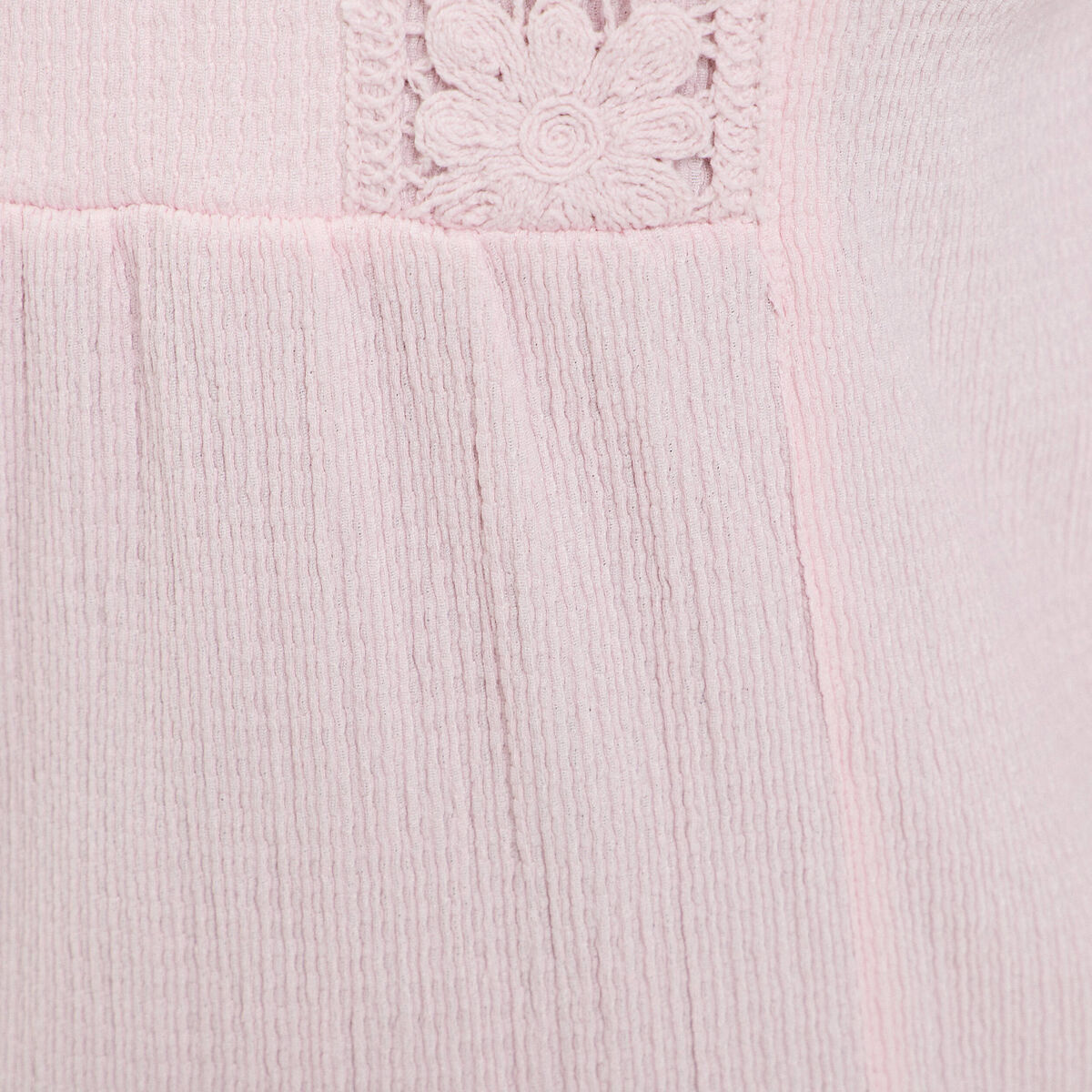 Blouse manches longues rose clair femme