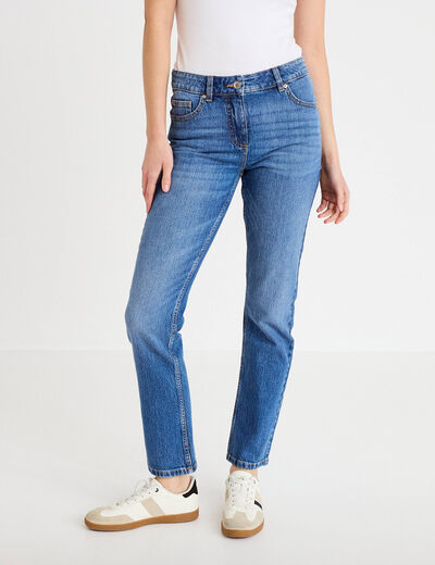 Jean slim taille standard denim double stone femme