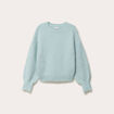 Pull manches longues vert clair femme