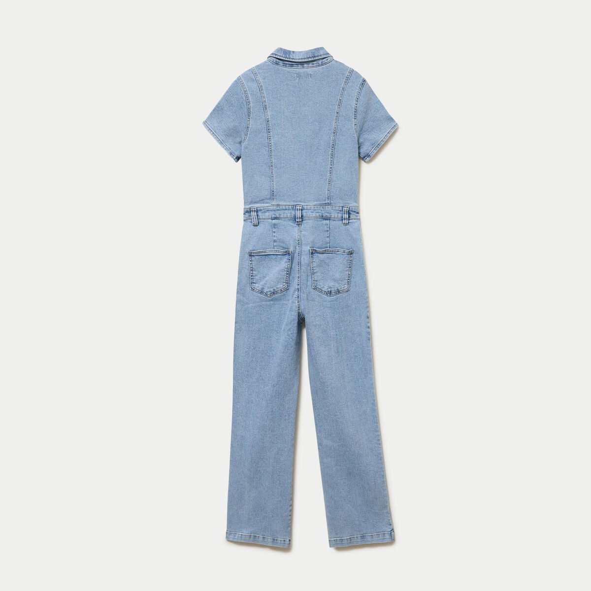Combinaison pantalon en jean denim triple stone femme