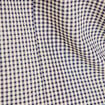 Blouse effet boule manches courtes bleu femme