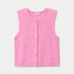 Gilet sans manches rose fushia femme