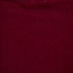 T-shirt ajust&eacute; col rond manches courtes bordeaux femme