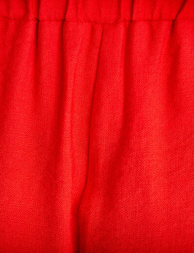 Short rouge femme