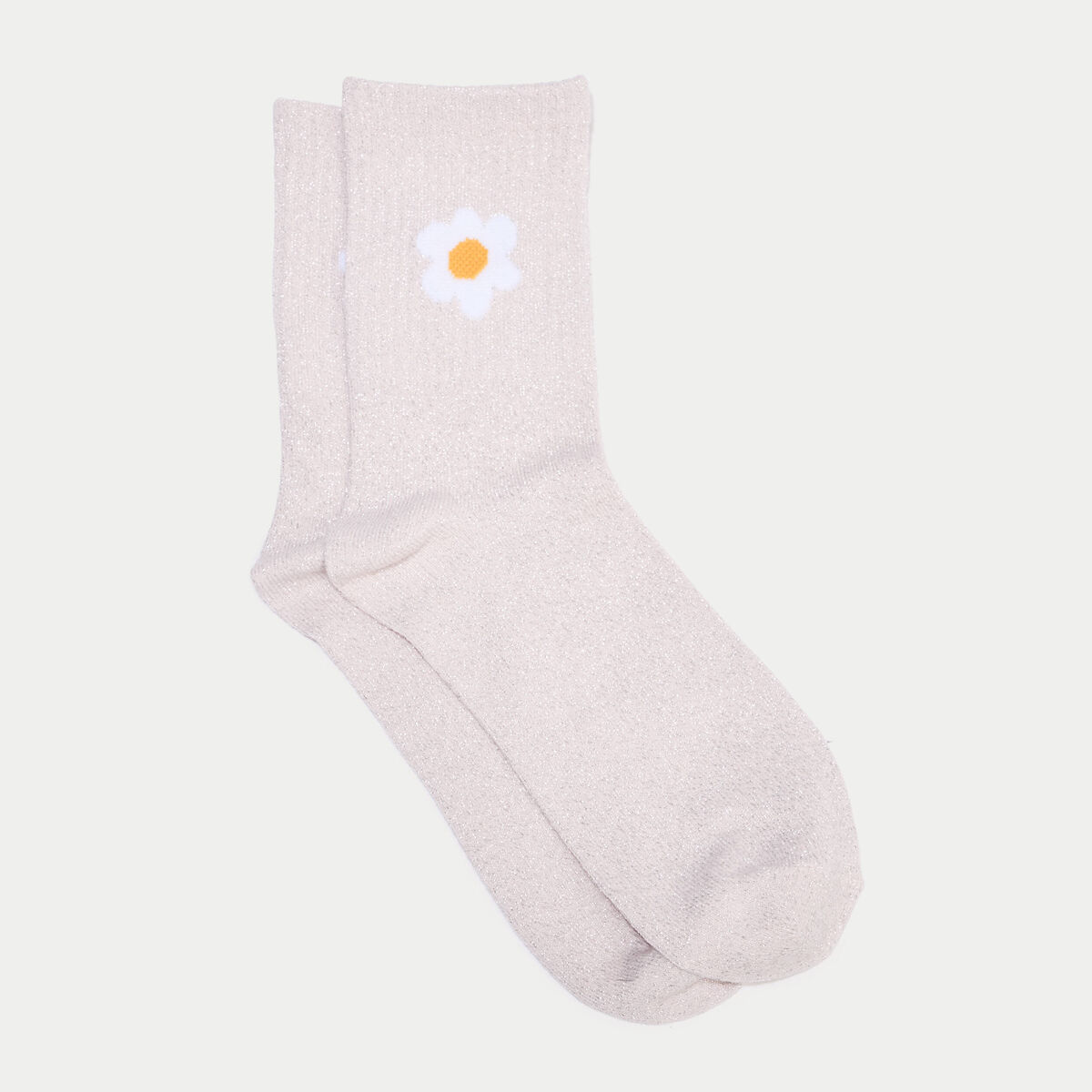 Chaussettes rose clair femme