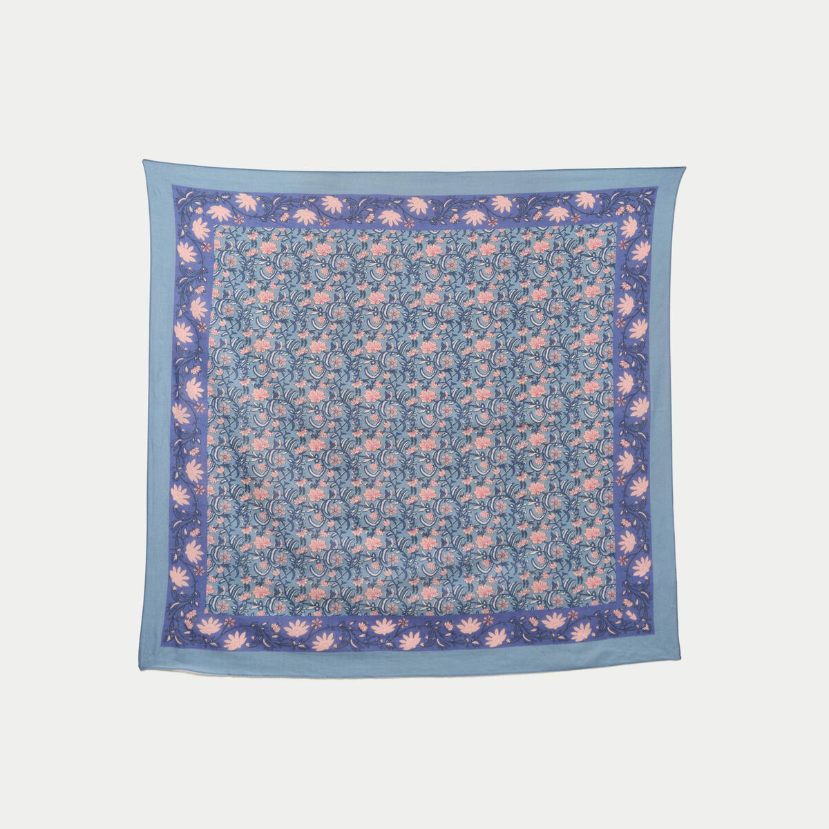Foulard bleu femme