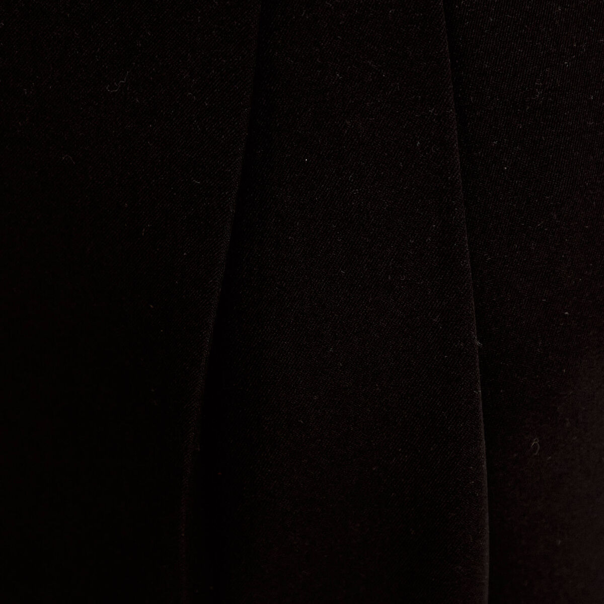Bermuda large taille haute noir femme