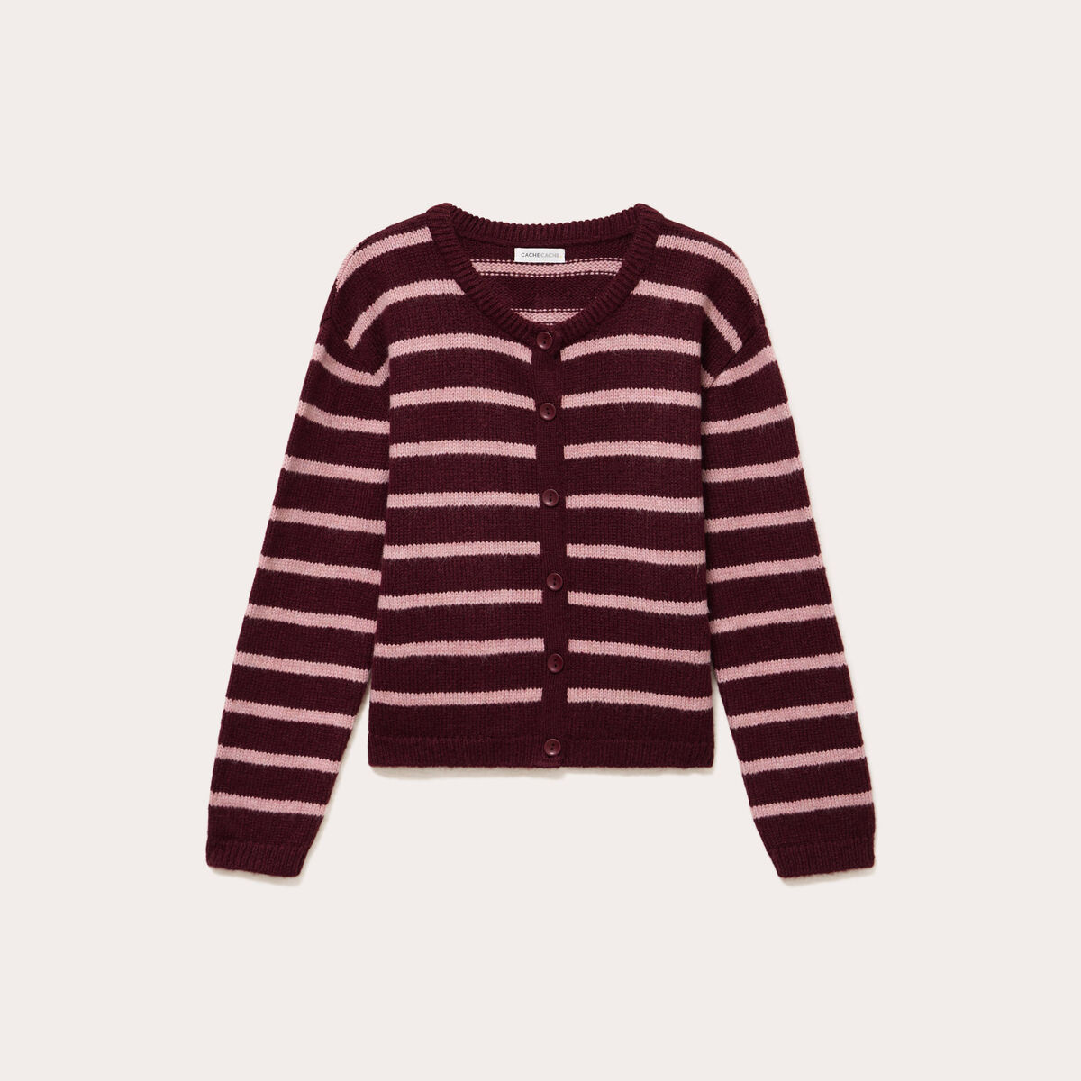 Gilet Long Bordeaux H&M - Taille 14 Ans (XS) - Occasion Très Bon état - Pour Fille