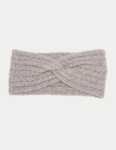 Bandeau taupe femme