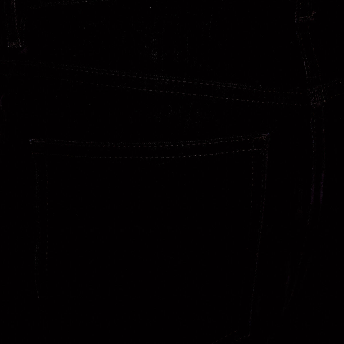 Pantalon droit en velours noir femme