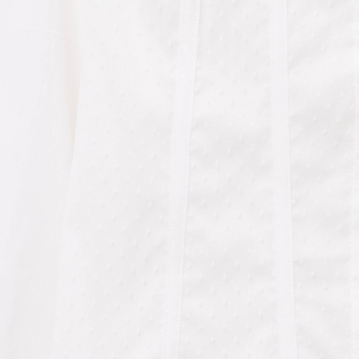 Chemise cintr&eacute;e mi-longue blanc femme