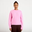 Pull col rond rose femme